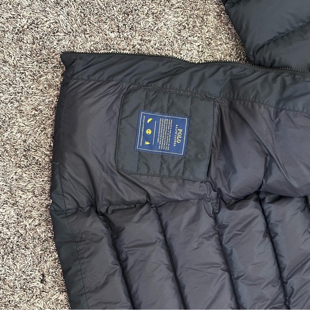 Polo Ralph Lauren Belmont Down-Filled Jacket Black size xs - Picture 4 of 12